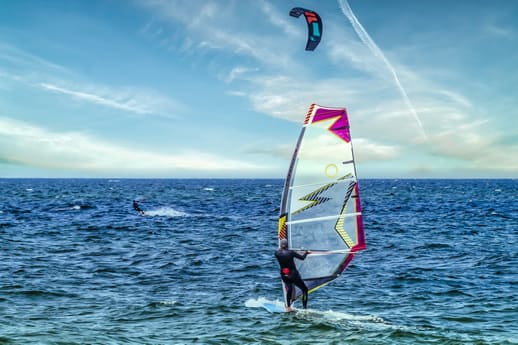 Surfen Windsurfen vor Glowe