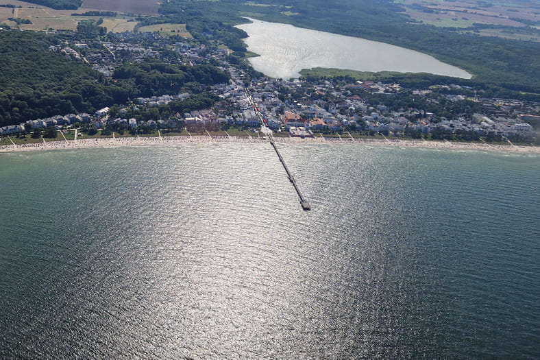 Binz das größte Seebad der Insel