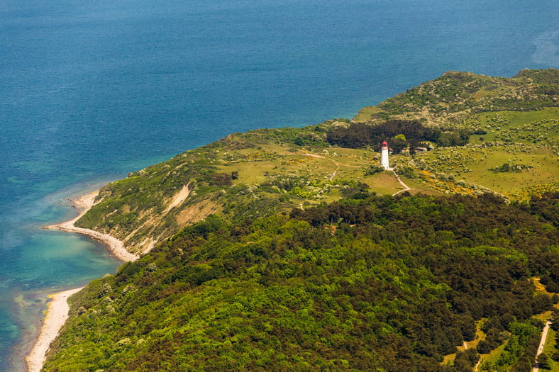 Rundflug Hiddensee Leutchtturm Dornbusch