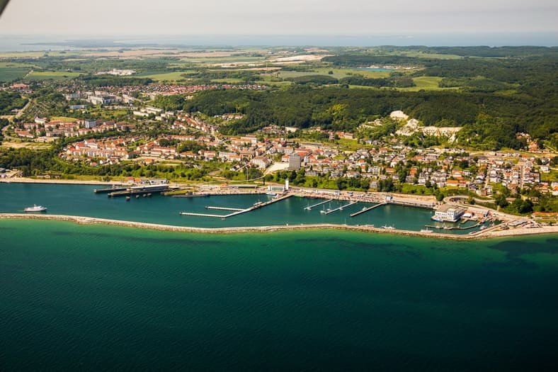 Beliebte Urlaubsorte auf Rügen Sassnitz auf der Halbinsel Jasmund