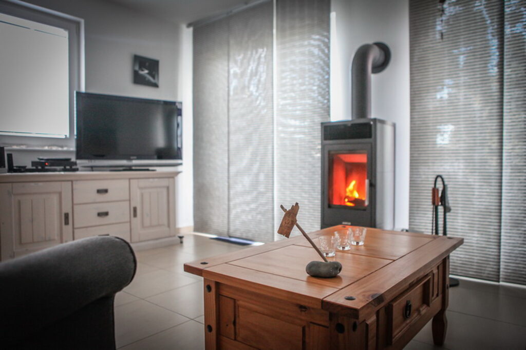 Ferienhaus Wellenbrecher Kaminofen