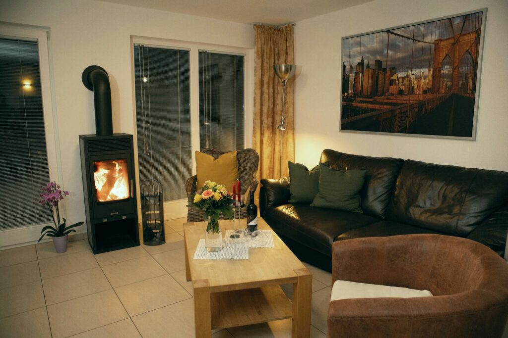 Ferienhaus Rügentraum Wohnen am Abend Glowe Rügen