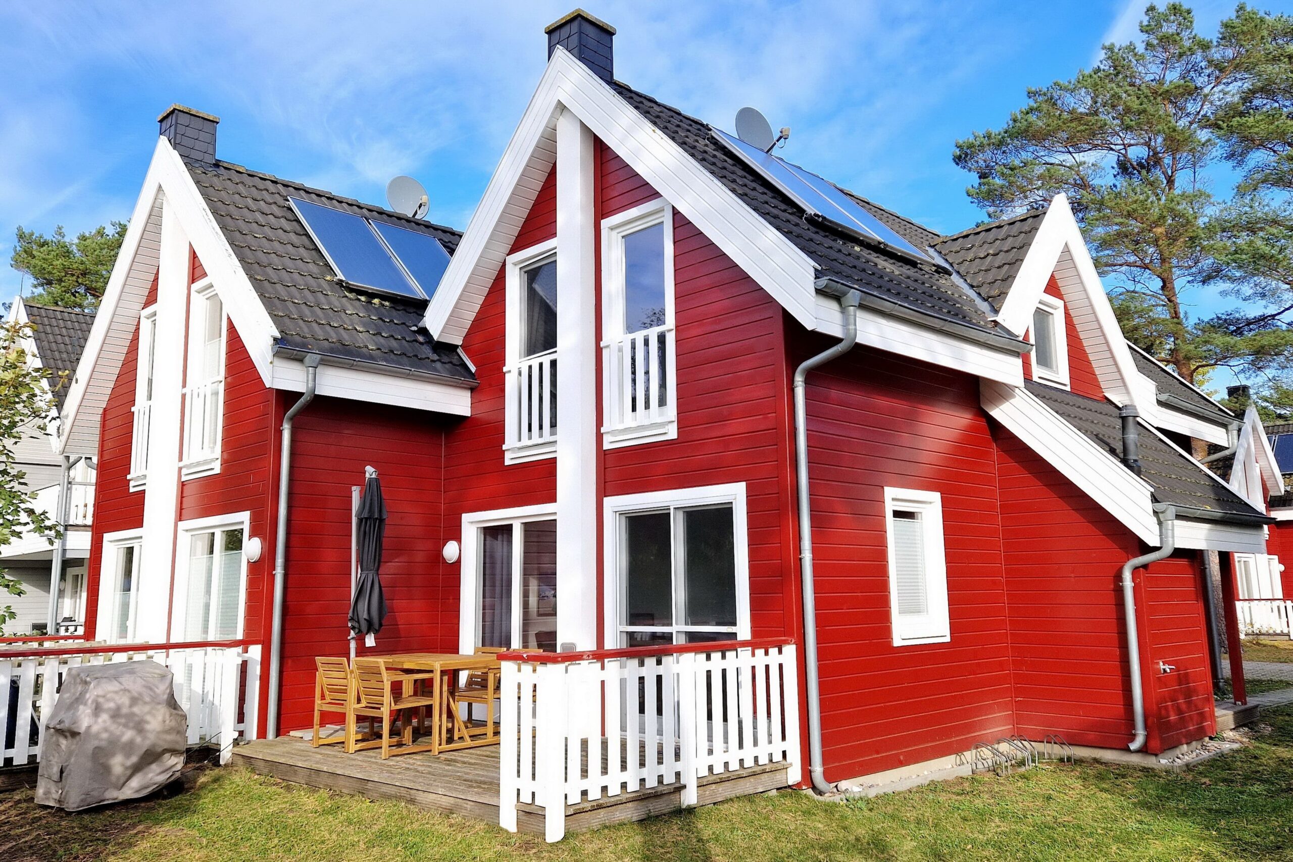 Ferienhaus Wellenbrecher Terrasse Glowe Rügen