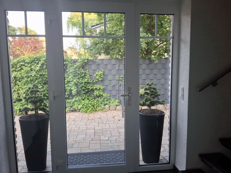 Ferienhaus Strandnah Hauseingang
