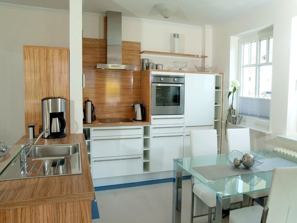 Ferienwohnung Strandglück Dünenpark Binz Rügen Küche