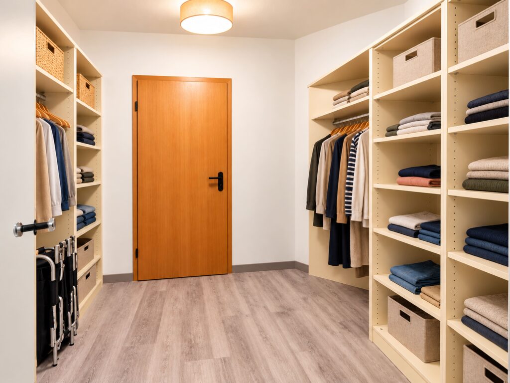 Ferienwohnung Strandzeit Dünenpark Binz Rügen Ankleidezimmer
