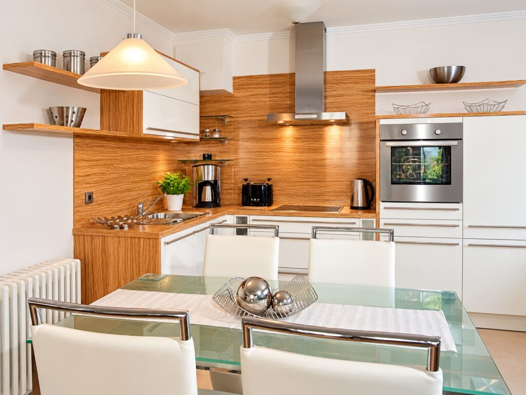 Ferienwohnung Strandzeit Dünenpark Binz Rügen Küche