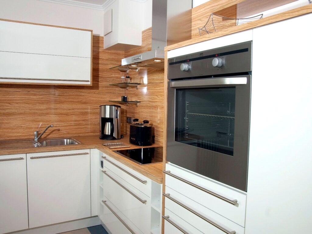 Ferienwohnung Strandzeit Dünenpark Binz Rügen Küche Backofen